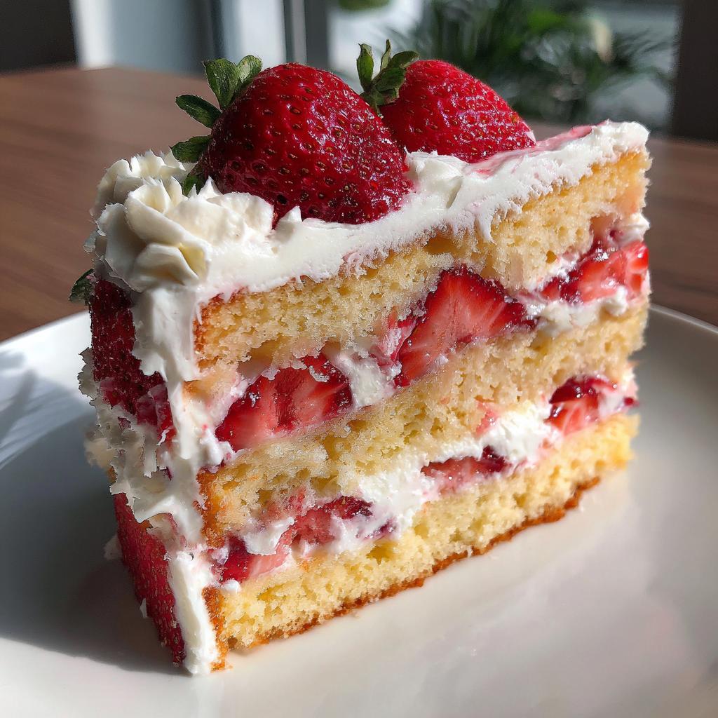 strawberry cake recipe