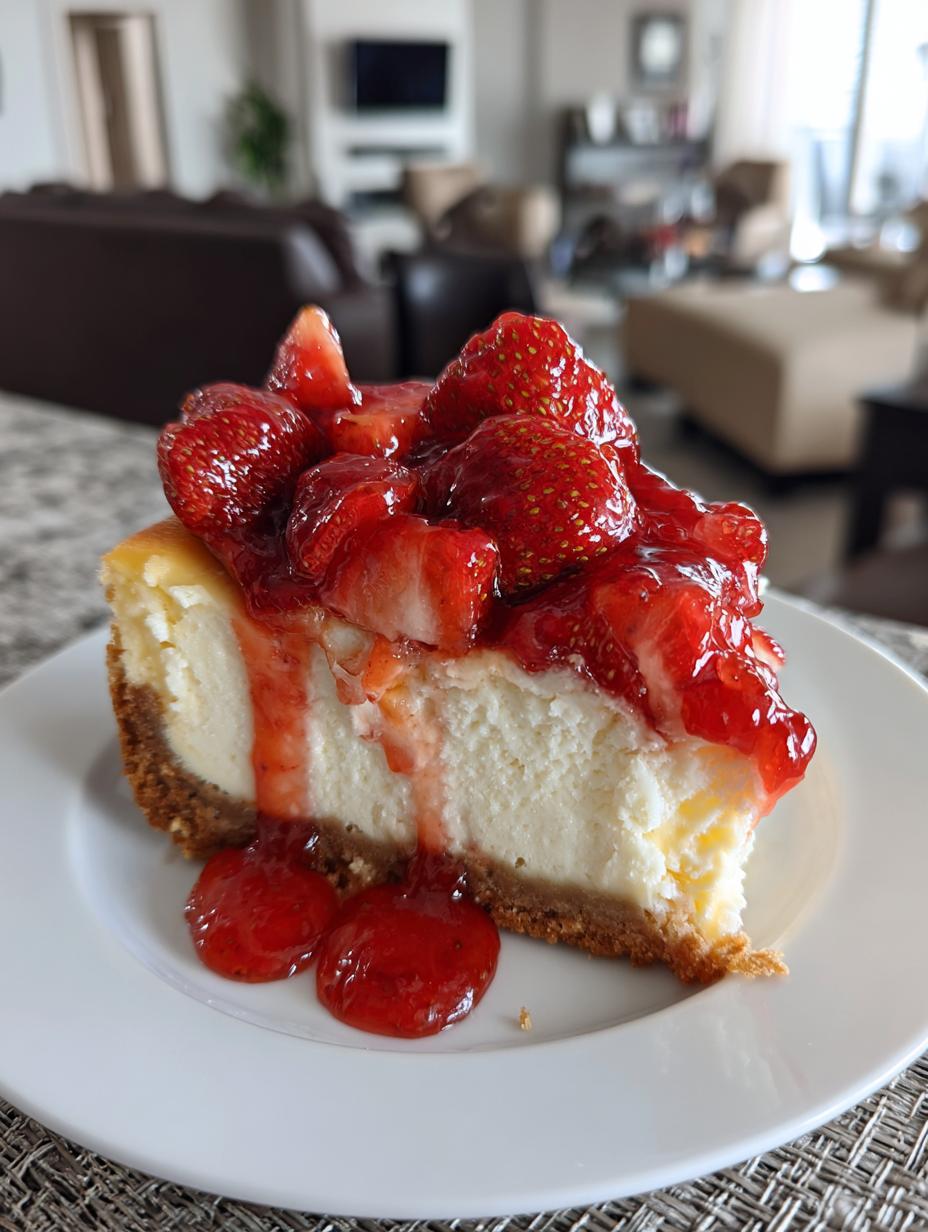 strawberry cheesecake - detail 1
