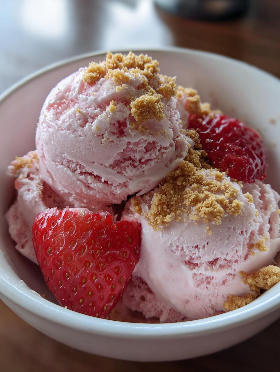 strawberry cheesecake ice cream