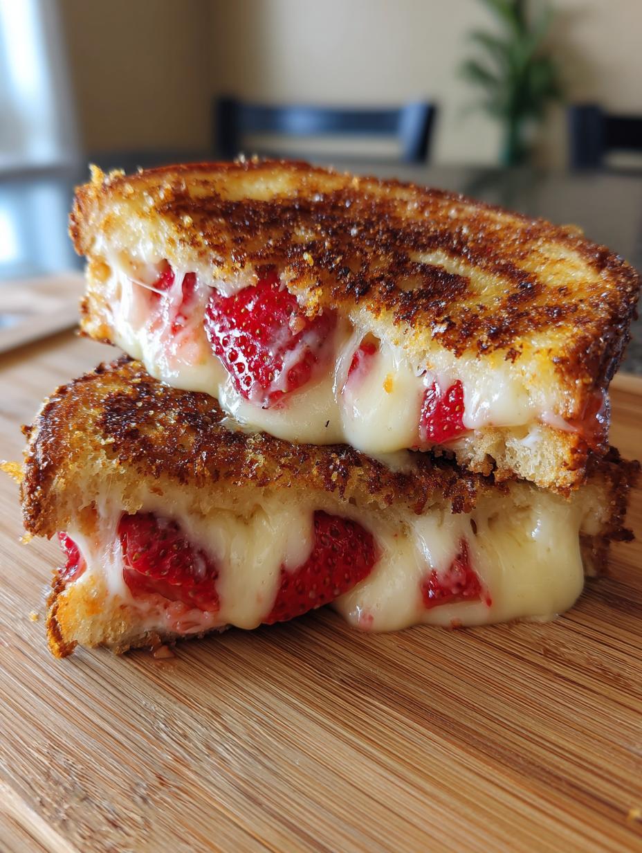 strawberry grilled cheese