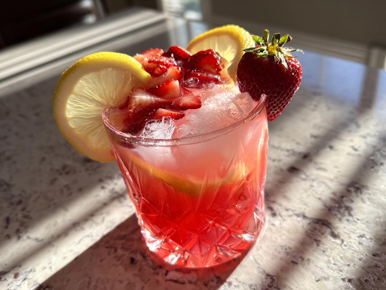 strawberry lemon drop cocktail recipe