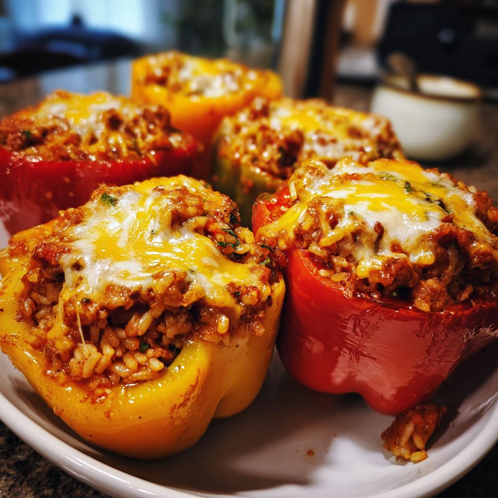stuffed bell peppers - detail 1