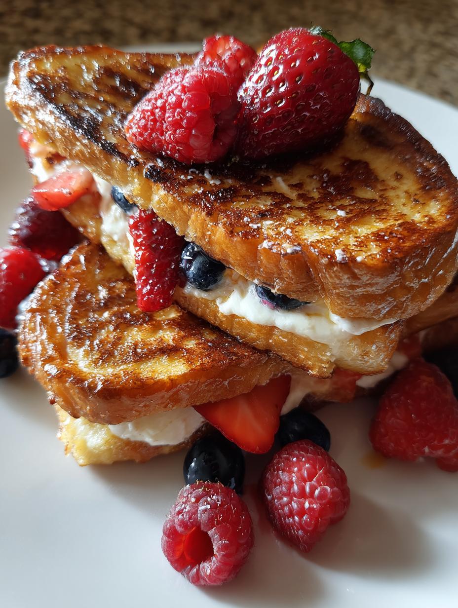 stuffed french toast - detail 1
