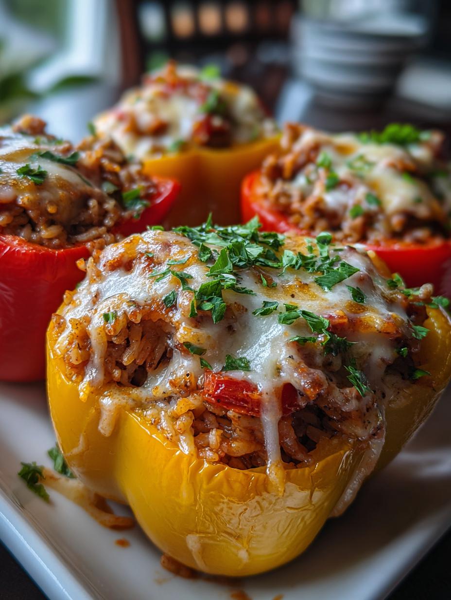 stuffed peppers - detail 1