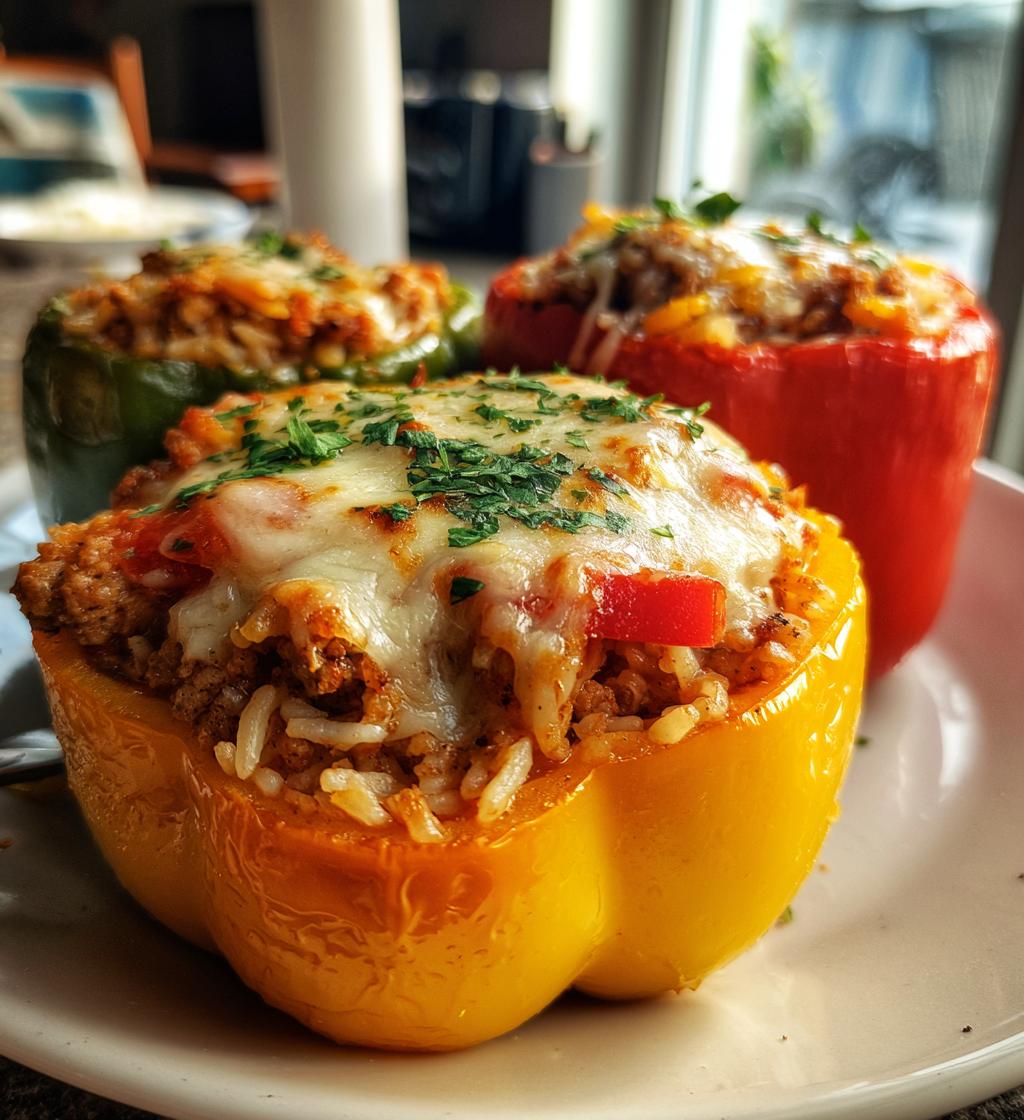 stuffed peppers dinner