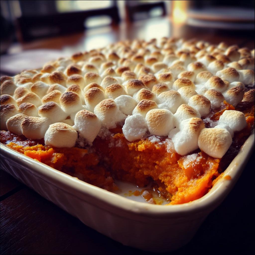 sweet potato casserole - detail 1
