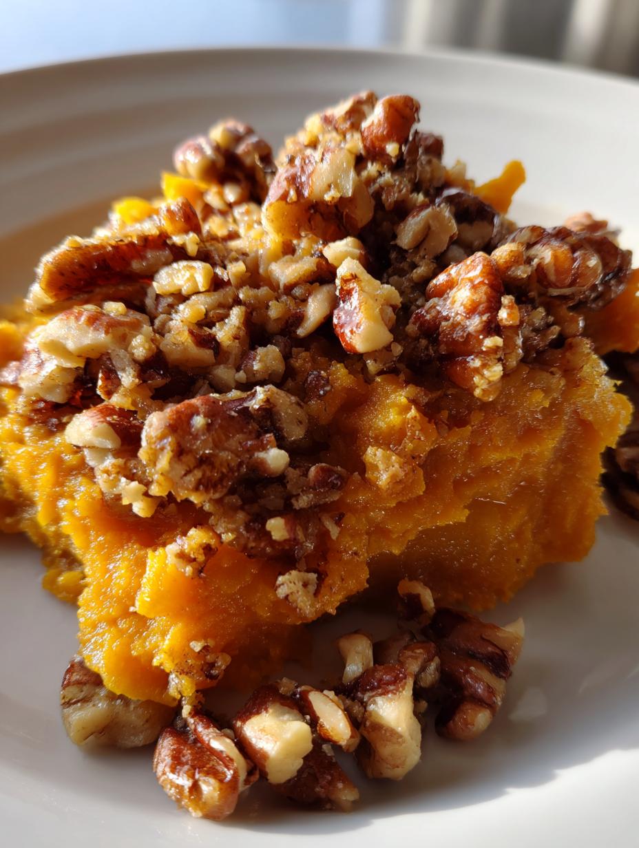 sweet potato casserole with pecans