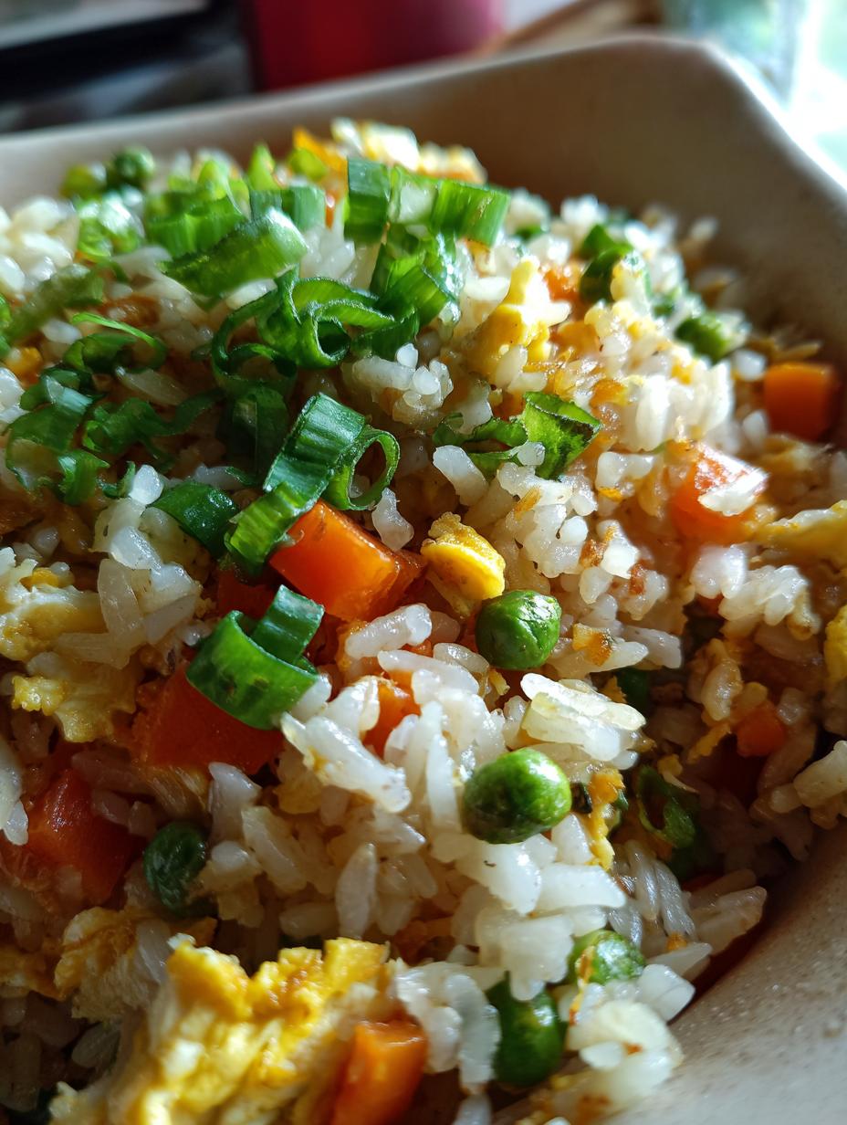 takeout fried rice - detail 1