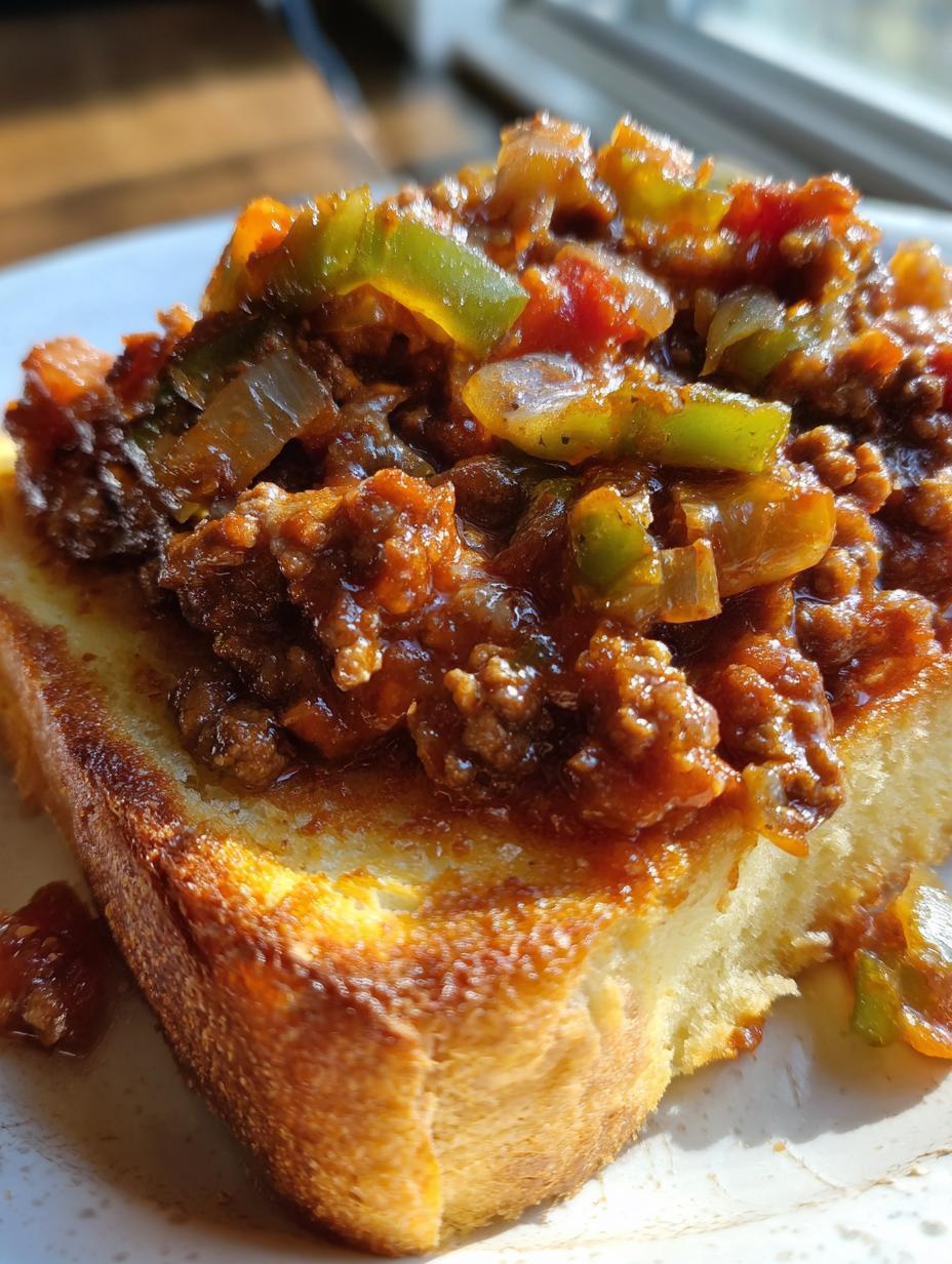texas toast sloppy joes