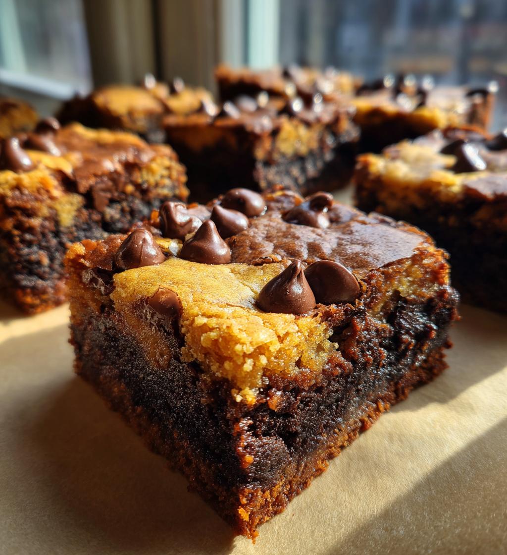 the best fudgy chewy brookies - detail 1