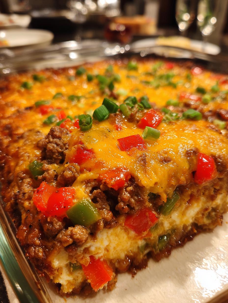 unstuffed pepper casserole - detail 1
