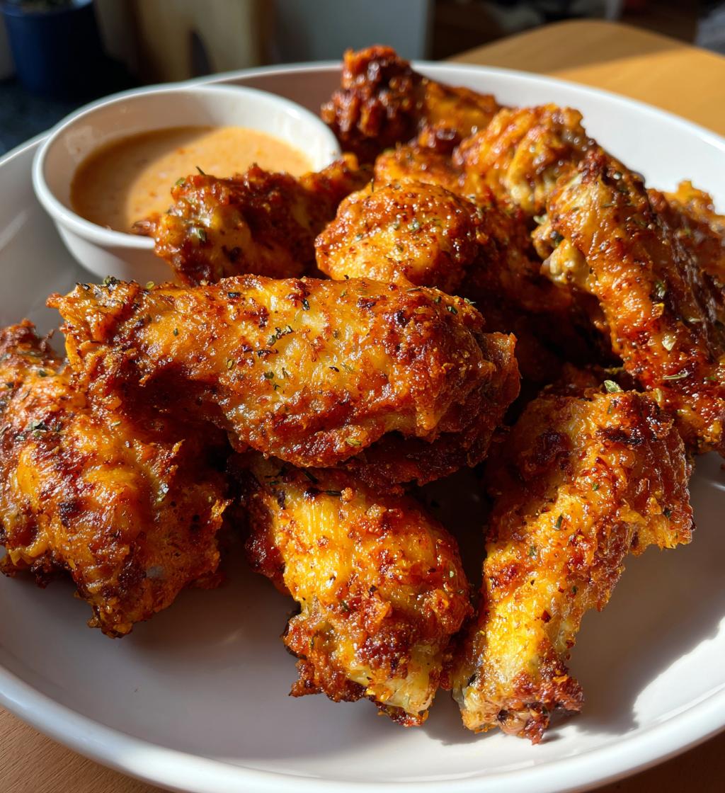 airfryer chicken wings recipe crispy easy