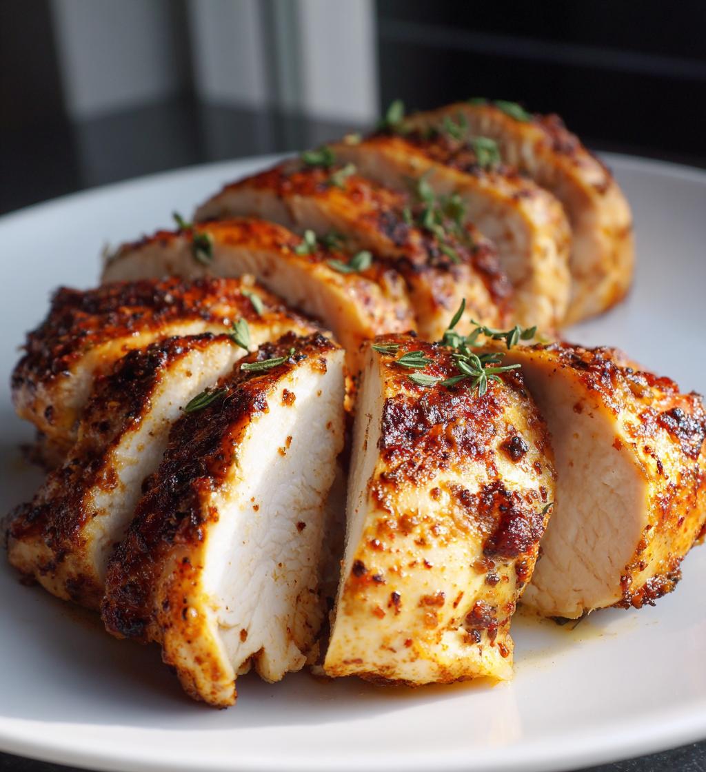 juicy air fryer chicken breasts recipe - detail 1