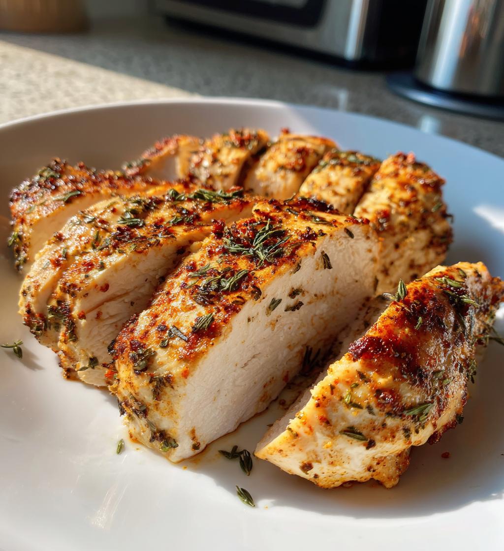 juicy air fryer chicken breasts recipe - detail 2